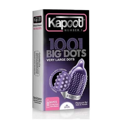 کاندوم خاردرشت Big Dots 1001 کاپوت 10 عددی