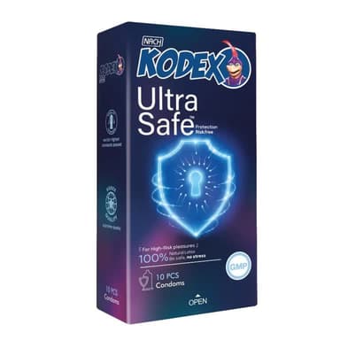 کاندوم نازک Ultra safe کدکس |بسته ۱۰ عددی