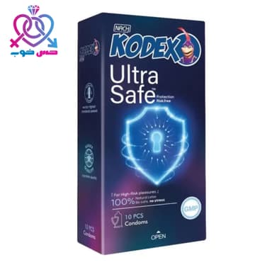 کاندوم نازک Ultra safe کدکس |بسته ۱۰ عددی