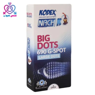 کاندوم خاردرشت ۶۹۰ big dots کدکس |بسته ۱۰ عددی