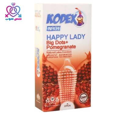 کاندوم خاردرشت Happy  Lady کدکس|بسته ۱۰ عددی